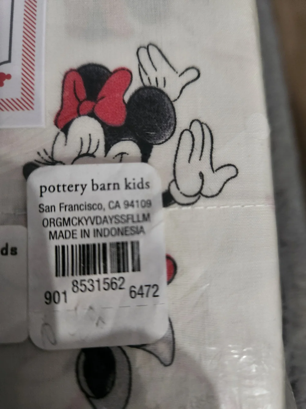 Pottery Barn KIDS x Disney FULL Valentine Sheet SET